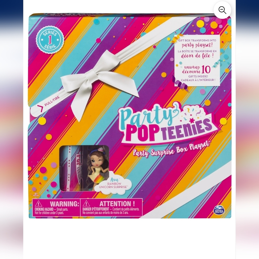 Party Popteenies Surprise Box Playset - Multicolor